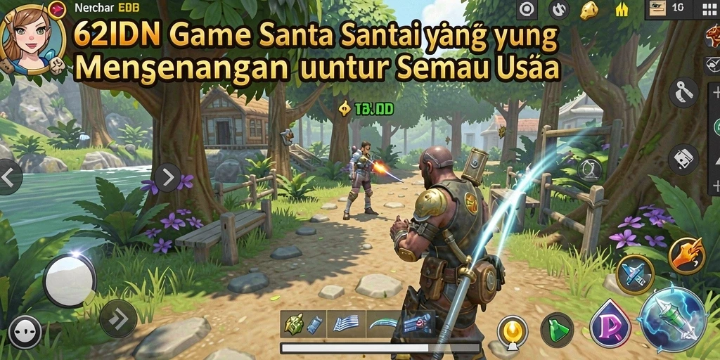 Tampilan gameplay 62IDN yang seru dan menghibur.
