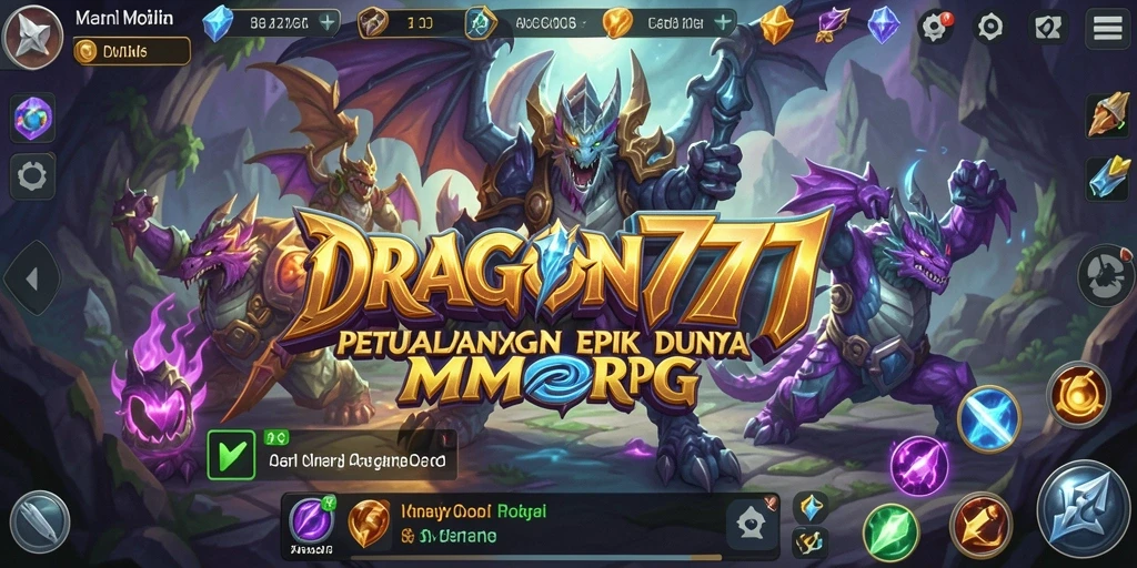 Screenshot gameplay DRAGON777 menampilkan aksi pertempuran seru dalam dunia terbuka.
