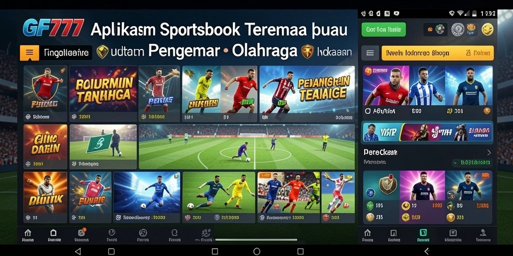 Tangkapan layar GF777 menunjukkan fitur taruhan yang dinamis.