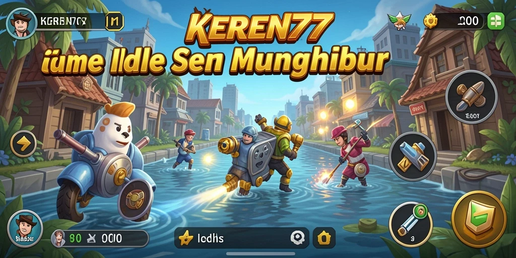 Tampilan gameplay KEREN77 dengan elemen Idle yang menarik.