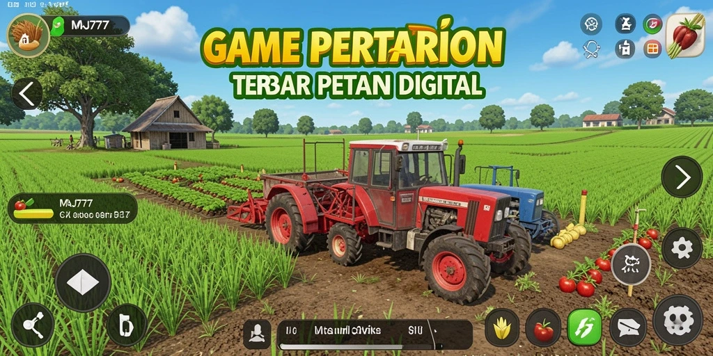 Gameplay seru dalam pertanian digital di MAJ777.