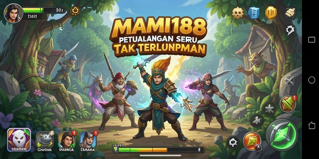 Tampilan gameplay MAMI188 dengan aksi petualangan yang mendebarkan.
