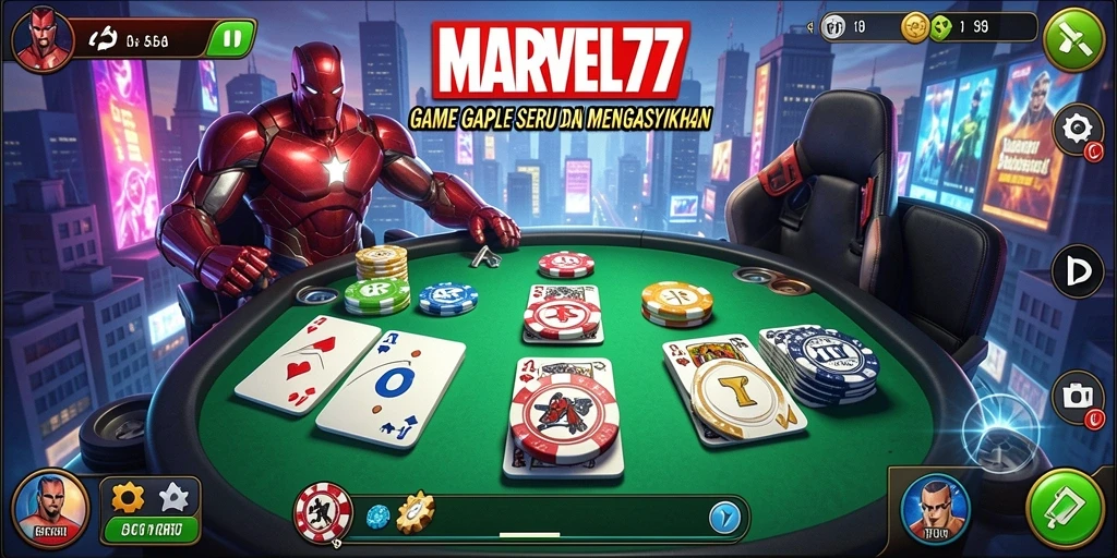 Tampilan gameplay Gaple yang menarik dan interaktif.