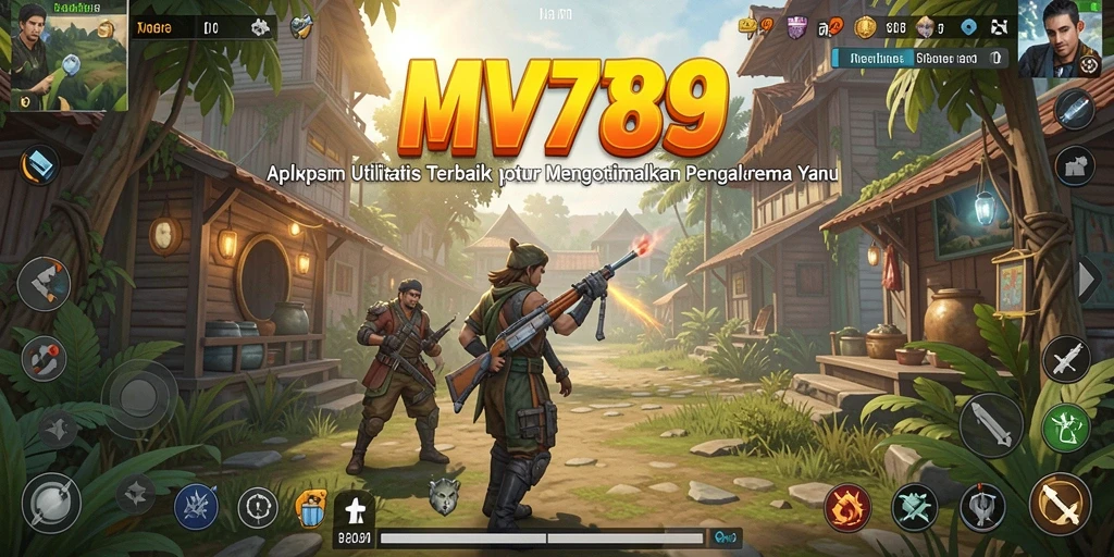 Tampilan utama MVP789 dengan fitur utilitas yang menarik.