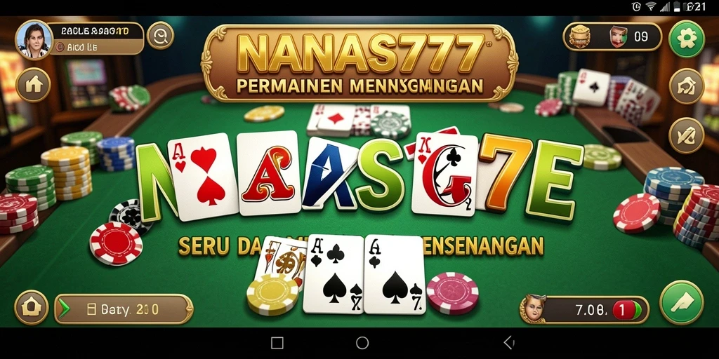 Gameplay seru NANAS777 dengan teman-teman dalam permainan Gaple.