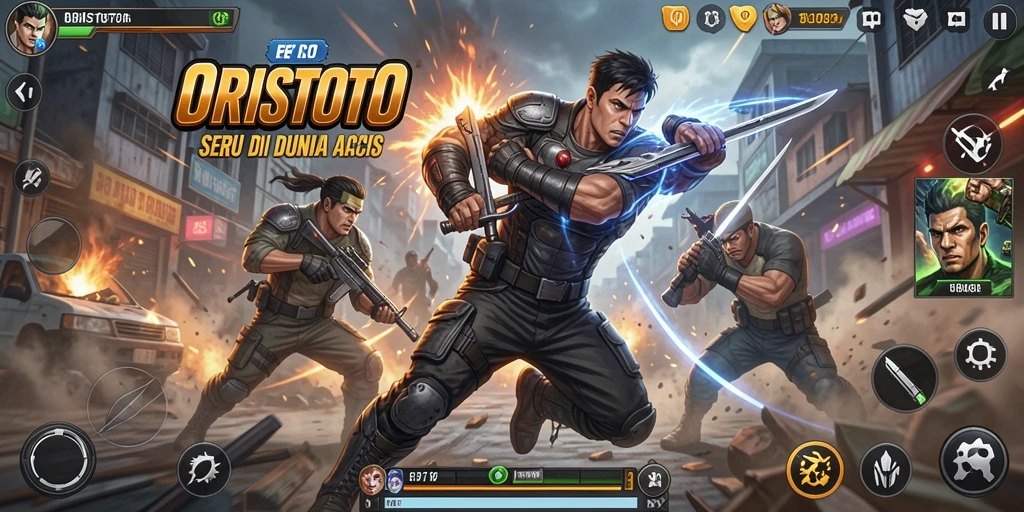 Gameplay seru ORISTOTO dengan aksi menegangkan.