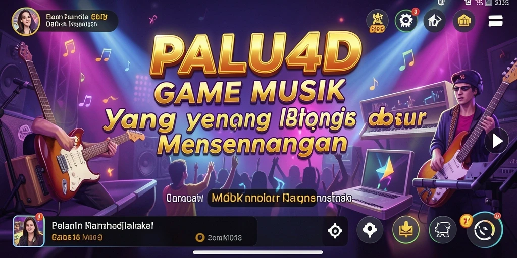 Screenshot gameplay PALU4D menampilkan keseruan bermain musik.