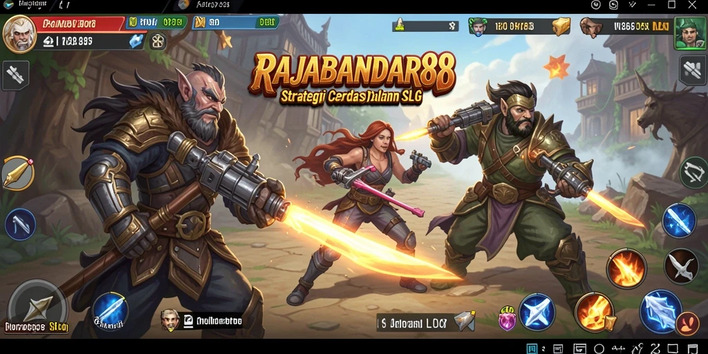 Tampilan seru dari gameplay RAJABANDAR88 dengan elemen strategi.