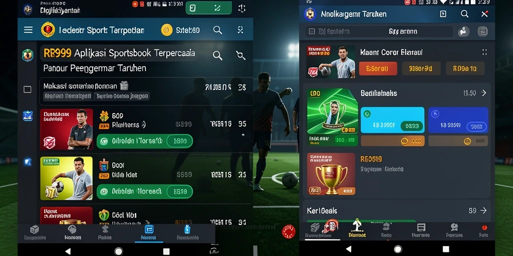 Tangkapan layar gameplay aplikasi Sportsbook RR999 yang menarik.