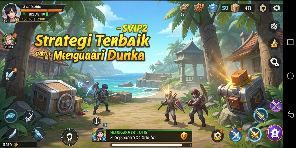 Tampilan gameplay SVIP2 dengan aksi strategi yang mendebarkan.