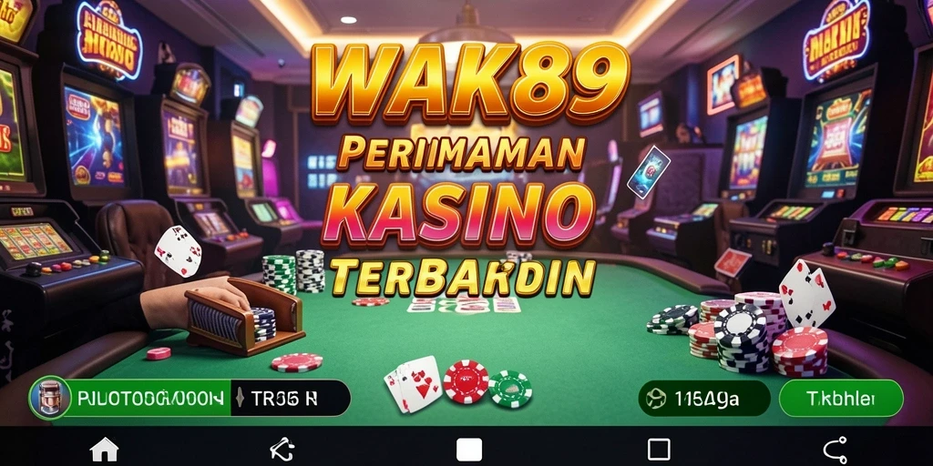 Tampilan gameplay Kasino yang mendebarkan di WAK89.